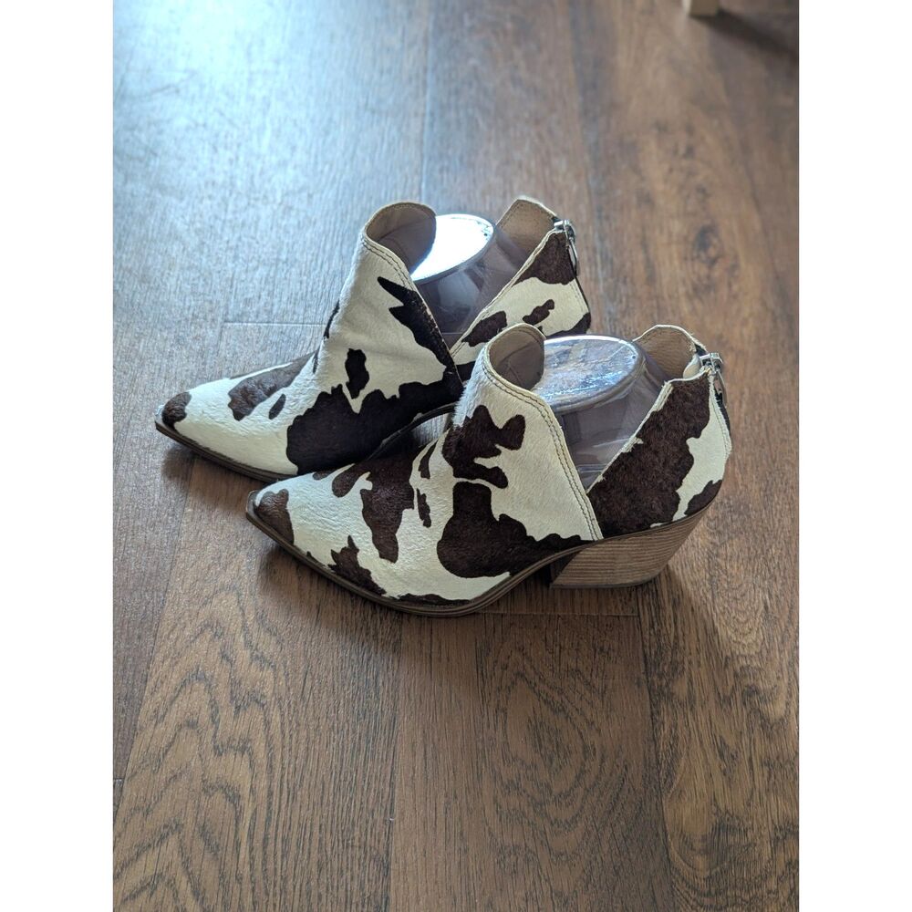 Steve Madden Fur Cow Hair Booties Size 7.5